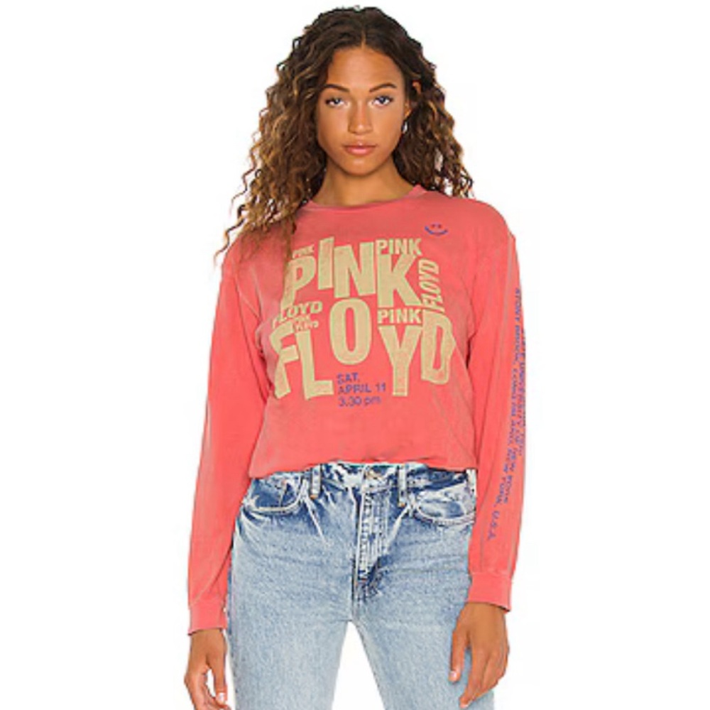 Daydreamer Pink Floyd New York Oversized Long Sleeve Graphic Tee